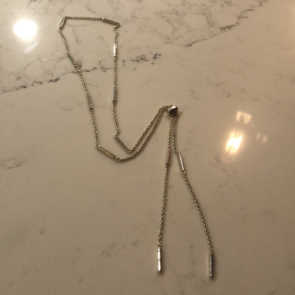 Kendra Scott Adjustable Gold Y Necklace
